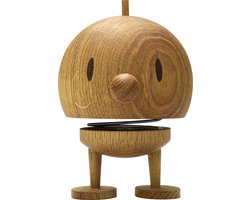 Hoptimist Bumble Beeldje - M - Eikenhout - Houten Beeldjes Decoratie voor Woonkamer, Kamer en Kantoor - Cadeau Idee voor Mannen, Vrouwen en Kinderen