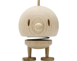 Hoptimist Bumble Beeldje - M - Ruw eikenhout - Houten Beeldjes Decoratie voor Woonkamer, Kamer en Kantoor - Cadeau Idee voor Mannen, Vrouwen en Kinderen
