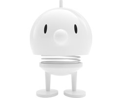 Hoptimist Bumble Beeldje - M - Wit - Beeldjes Decoratie voor Kantoor, Kamer en Woonkamer - Cadeau Idee voor Mannen, Vrouwen en Kinderen