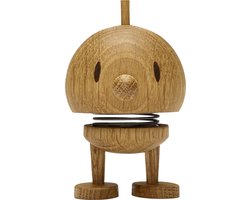 Hoptimist Bumble Beeldje - S - Eikenhout - Houten Beeldjes Decoratie voor Woonkamer, Kamer en Kantoor - Cadeau Idee voor Mannen, Vrouwen en Kinderen