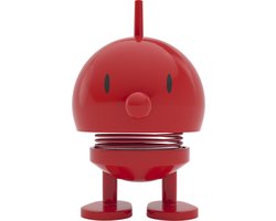Hoptimist Bumble Beeldje - S - Rood - Beeldjes Decoratie voor Kantoor, Kamer en Woonkamer - Cadeau Idee voor Mannen, Vrouwen en Kinderen