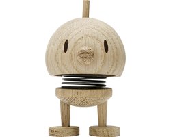 Hoptimist Bumble Beeldje - S - Ruw eikenhout - Houten Beeldjes Decoratie voor Woonkamer, Kamer en Kantoor - Cadeau Idee voor Mannen, Vrouwen en Kinderen