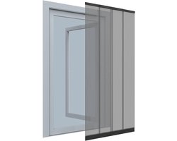 Hordeur - Vliegengaas Deur - Balkon Terras - Telescopisch Systeem - 100 x 220 cm - Meerkleurig