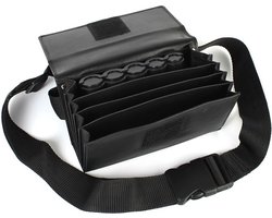 Horeca Portemonnee - Horeca Portefeuille - Kelnerbeurs - Kelner Portemonnee - Biljethouder - Taxi Portemonnee - Koopmansbeurs - Biljetten Portemonnee - Horeca Beurs - Horeca Biljethouder - Kelnersbeurs - Sale - Leer - Zwart - Horeca Portemonee