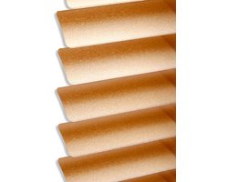 Horizontale Jaloezieën - Aluminium Gordijn - Lichtregulatie - Waterdicht en Schimmelbestendig - 140x210cm - Goud