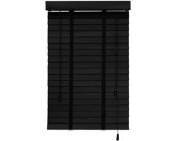 Horizontale Jaloezieën - Houten Raambekleding - Licht Reguleren - 50mm Lamellen - 70x200cm - Niet gespecificeerd