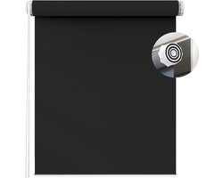 Horizontale Jaloezieën - Raamdecoratie Gordijn - Privacy Zonwering - Boren Niet Nodig - 100 x 230 cm - Zwart