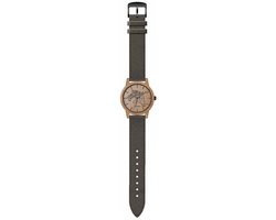 horka Horloge Wood Zwart - paarden klokje/ horloge