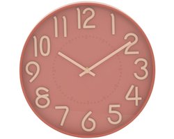 Horloge Homy D.30cm rose