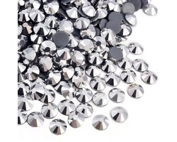 Hot-Fix Strass-steentjes — 1.440 Kristallen Strass-steentjes met Platte Achterkant — Voor Handwerk & Kledingdecoratie — Extra Fonkelende Steentjes — Steentjes — Kledingaccessoires — Glazen Strass-steentjes — DIY Sieraden Accessoires — SS16 3,8–4mm