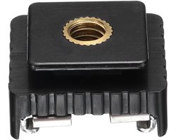Hot Shoe Adapter 1/4 inch - Aluminiumlegering - Betrouwbaar en anti-roest - Voor camera en video verlichting - ServiceTopper