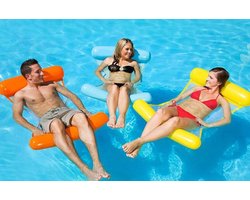 HOT Sports + Toys water hangmat opblaasbaar zwembad 80x110 cm multicolor.