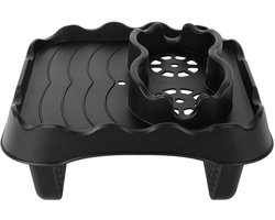 Hot Tub-tafelblad, Verstelbare Hot Tub-zijtafel met Antislip Bekerhouder, Afvoergaten Klemmen aan de Zijkant van Bovengrondse Badkuip Spa, Zwembad, Hot Tub-accessoires