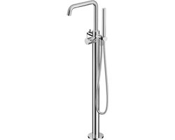 Hotbath Ace Afbouwdeel - badmengkraan - vrijstaand - doucheslang - handdouche - Chroom