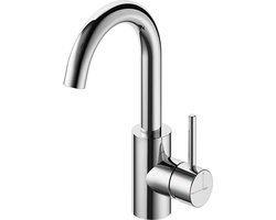 Hotbath Buddy Wastafelkraan - Mengkraan - Met Hoge Uitloop - Chroom