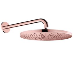 Hotbath Cobber M106 RG universeel hoofddouche 30 cm inclusief wandarm rozé goud