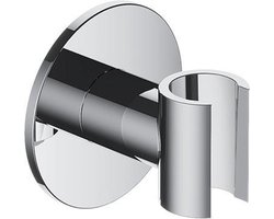 Hotbath Cobber wand handdouchehouder 7 x 7 x 5 cm, mat zwart