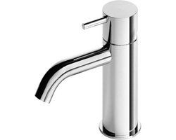 Hotbath Cobber - Wastafelmengkraan - zonder Waste - Laag - Chroom - Opbouw - Chroom - V01
