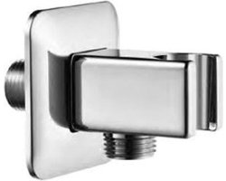 Hotbath Mate wandsteun met uitlaat, chroom