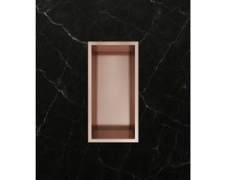 Hotbath &More Inbouwnis - 30 x 15 x 10 cm - Geborsteld Koper PVD