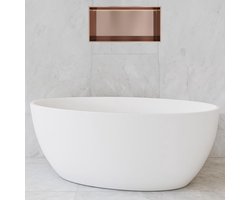 Hotbath &More Inbouwnis - 30 x 60 x 10 cm - met LED-verlichting - Geborsteld Koper PVD
