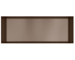 Hotbath &More Inbouwnis - 30 x 80 x 126 cm - Frameless - Tuscan Bronze