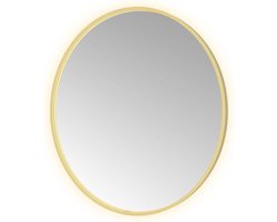 Hotbath &More Mirrors Round LED Badkamerspiegel - Rond - 100 cm - Geborsteld Messing Pvd