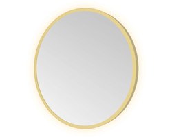 Hotbath &More Mirrors Round LED Badkamerspiegel - Rond - 40 cm - Geborsteld Messing Pvd