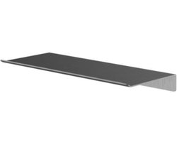 Hotbath &More Shelves - Planchet 30 Cm - Inclusief Bevestigingsrails - Geborsteld Gunmetal PVD