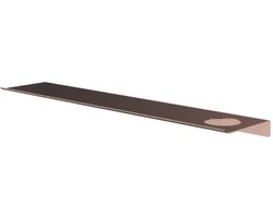 Hotbath &More Shelves - Planchet 60 Cm - Inclusief Bevestigingsrails - Met 1 Uitsparing - Voor Zeepdispenser of Beker - Geborsteld Koper PVD