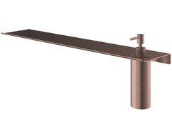 Hotbath &More Shelves - Zeepdispenser - Voor Planchet - Geborsteld Koper PVD
