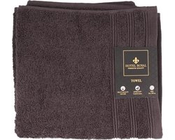 Hotel Handdoek - Badhanddoek Antraciet 50x100 cm - Superzacht Gekamd katoen / 550 GSM Zware kwaliteit Badhanddoek - Hotel handdoek - badlaken - badhandoek - Super soft - Towels - serviette de bain -