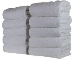 Hotel Handdoek – Wit - 50 x 100 cm - 3 Stuks