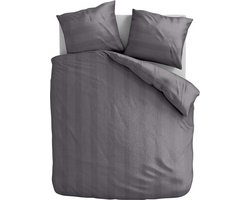 Hotel Home Collection - Dekbedovertrek - Chelsea - Grijs