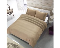 Hotel Home Collection - Dekbedovertrek - Devon - 140x200/220 +1*60x70 cm - Taupe