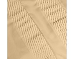 Hotel Home Collection Dekbedovertrek + kussensloop - Devon - 240 x 220 cm - Zand