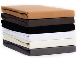 Hotel Home Collection - Jersey Hoeslaken - Zwart