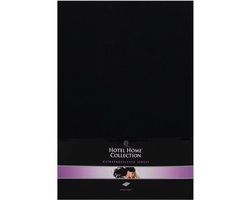 Hotel Home Collection - Jersey Hoeslaken - Zwart