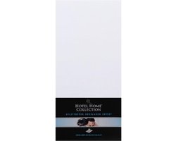 Hotel Home Collection - Split Topper Hoeslaken - Luxe kwaliteit - Perfecte pasvorm - Wasbaar tot 60 graden - Wit - 140x220 cm