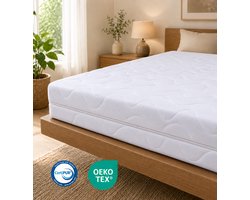 Hotel XXL koudschuim matras HR40 140x200 - circa 20 cm - premium afritsbare hoes - Oekotex Certipur gecertificeerd - Gratis levering