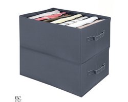 Houbie® Home -Opbergmand - Kleding - Opbergmanden - Opberg mand -Opbergboxen - Organizer - Lade organizer - Truien - Broeken - Organizers - Lade verdeler - Organizer kleding - Organiser - Organizer ladesysteem