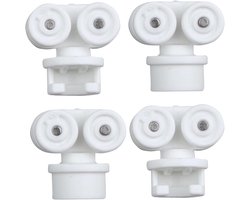 Houder voor Schuifgordijn - Compatibel met Oud IKEA VIDGA Systeem - 4 Stuks