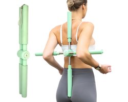 Houdingscorrector Yoga Cross Stick - Compacte Verstelbare Rekstok voor Pijnverlichting en Verbetering van de Houding