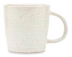 House Doctor 206260102, Krug, Pion, grijs/bruin, h, dia: 9 cm, porselein