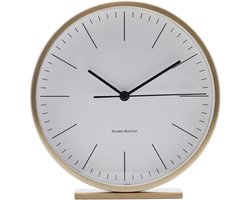 House Doctor Aps - Clock, Hannah, Gold, dia: 15 cm