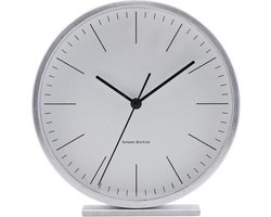 House Doctor Aps - Clock, Hannah, Silver, dia: 15 cm
