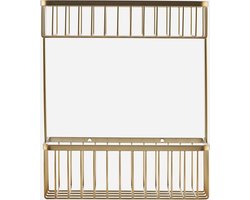 House Doctor Bath Basket Medium - Brass (WG0321)