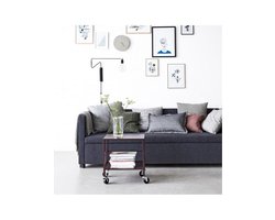 House Doctor CB0211 Wandlamp - Swing - L70xH65cm - Metaal - Zwart