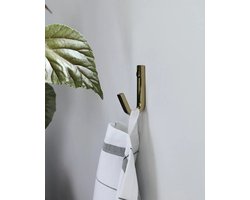 House Doctor haak goud set van 3 - KeukenaccessoiresToiletaccessoiresWoonaccessoires - roestvrij staal - 1 centimeter x 5 centimeter