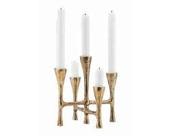 House Doctor "Kandelaar Tristy" Brass vierkant -